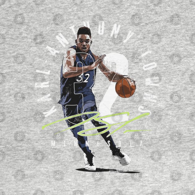 Karl-Anthony Towns Minnesota Number by Buya_Hamkac